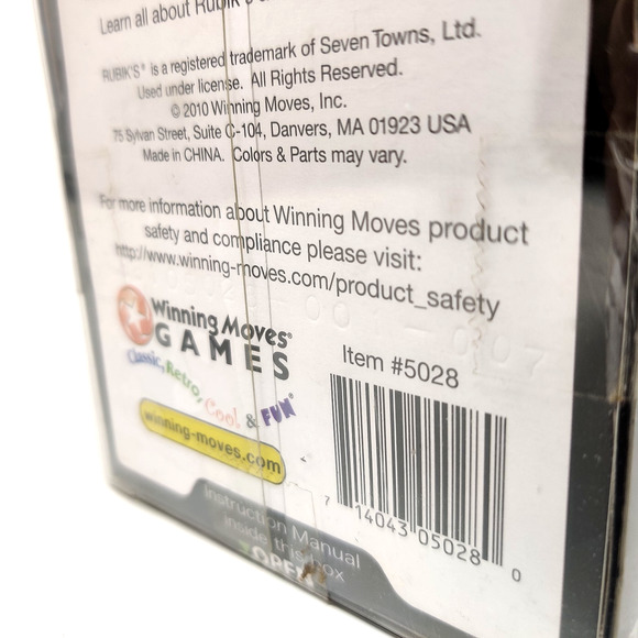 Rubiks Cube Mirror Blocks Edition Puzzle Game 2010 Winning Moves 8+ NOB Rare HTF - Picture 11 of 14